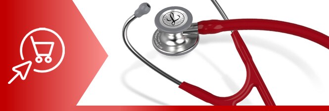 Fonendoskop Littmann Cardiology IV, burgundská červená
